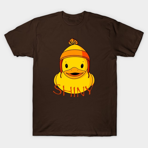 Shiny Rubber Duck T-Shirt by Alisha Ober Designs